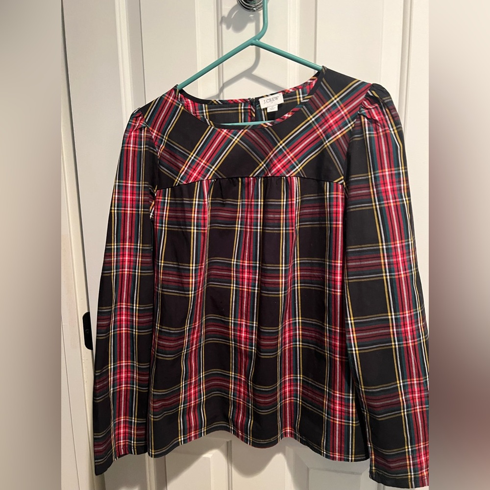 Jcrew plaid shirt, like new